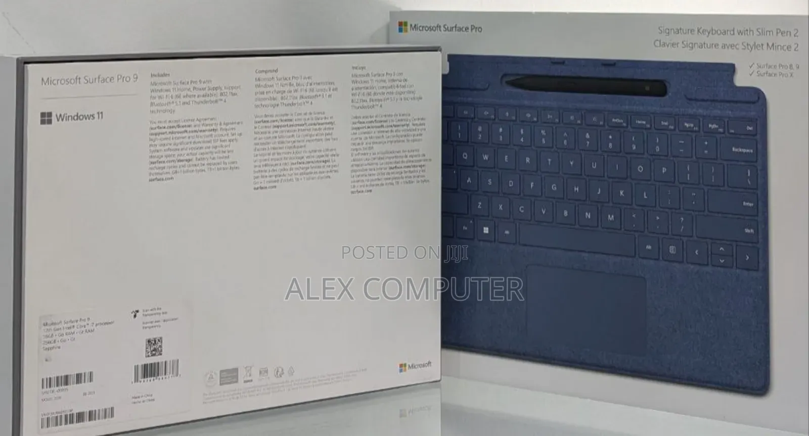 New Laptop Microsoft Surface Pro 9 16GB Intel Core I7 SSD 256GB