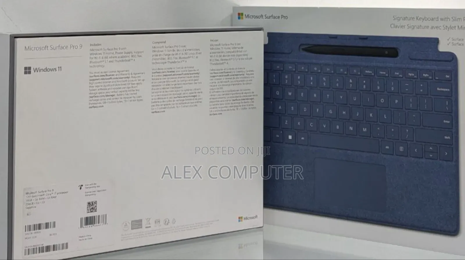 New Laptop Microsoft Surface Pro 9 16GB Intel Core I7 SSD 256GB