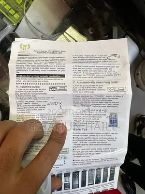 Universal Remote (Geepas የመኪና ቴፕ)