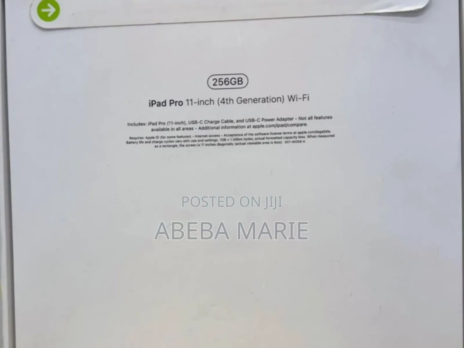 New Apple iPad Pro 256 GB