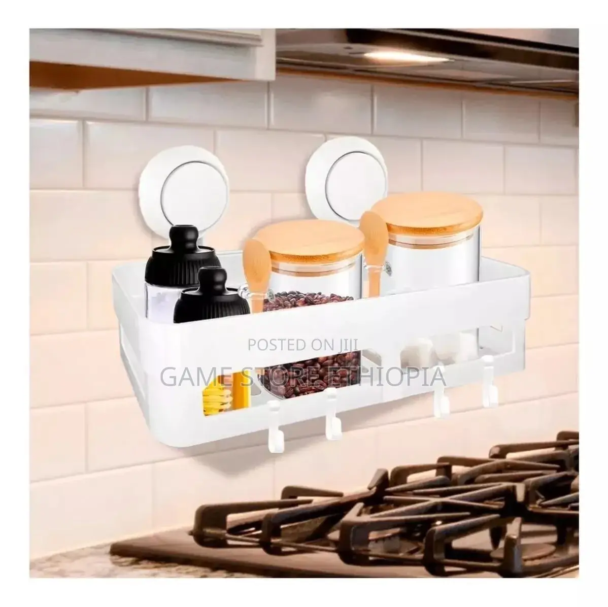 Clutter-Free Bathroom Magic! ቤቶ እንዳይዝረከለክ ግርግዳ ላይ የሚለጠፍ ሸልፍ