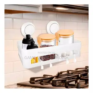 Clutter-Free Bathroom Magic! ቤቶ እንዳይዝረከለክ ግርግዳ ላይ የሚለጠፍ ሸልፍ