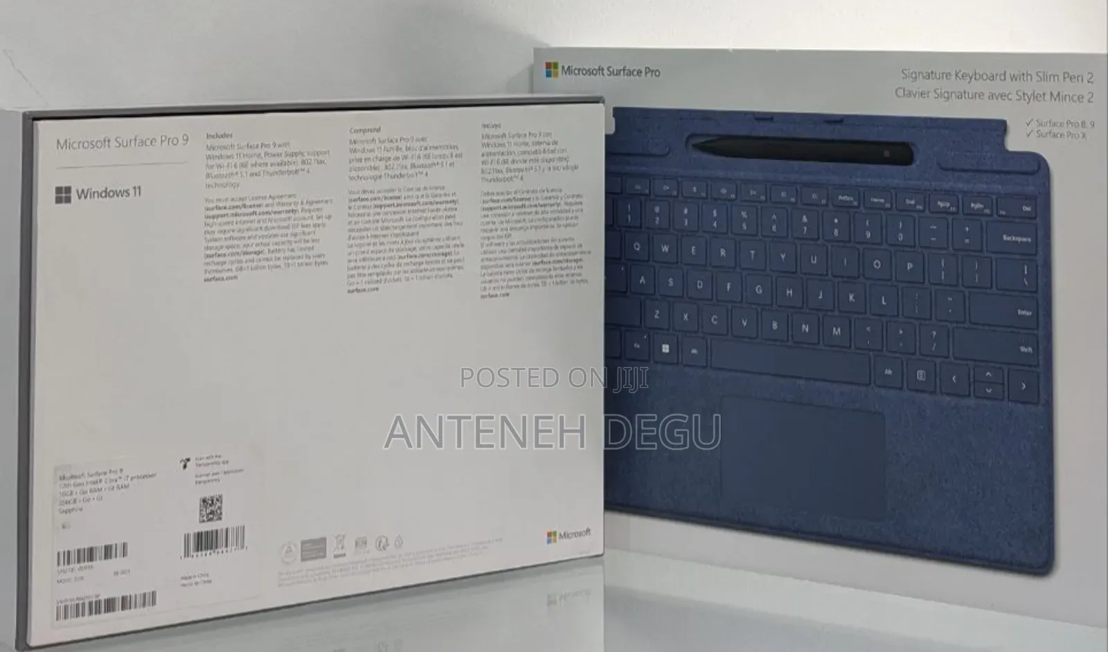 New Laptop Microsoft Surface Pro 9 16GB Intel Core I7 SSD 256GB