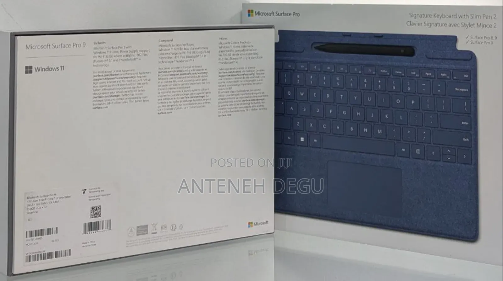 New Laptop Microsoft Surface Pro 9 16GB Intel Core I7 SSD 256GB