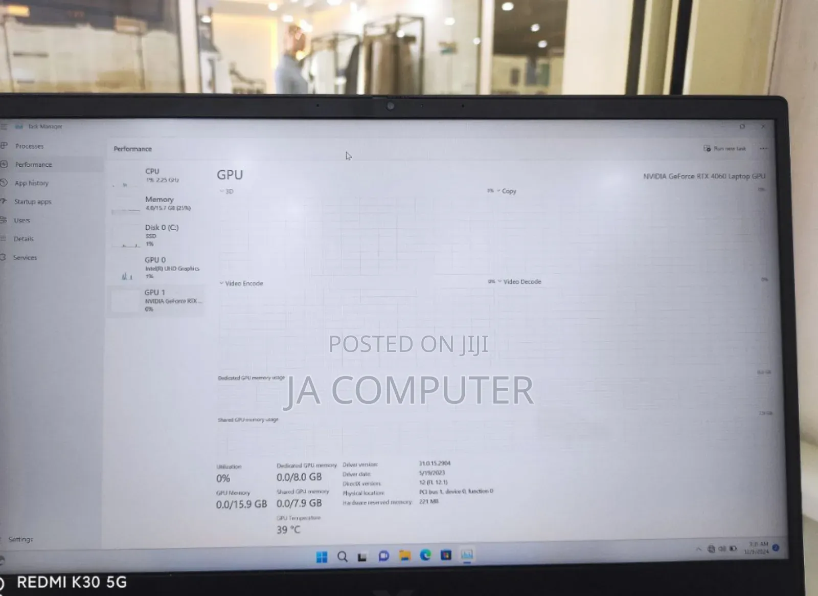 New Laptop HP Victus 15 16GB Intel Core I7 SSD 512GB