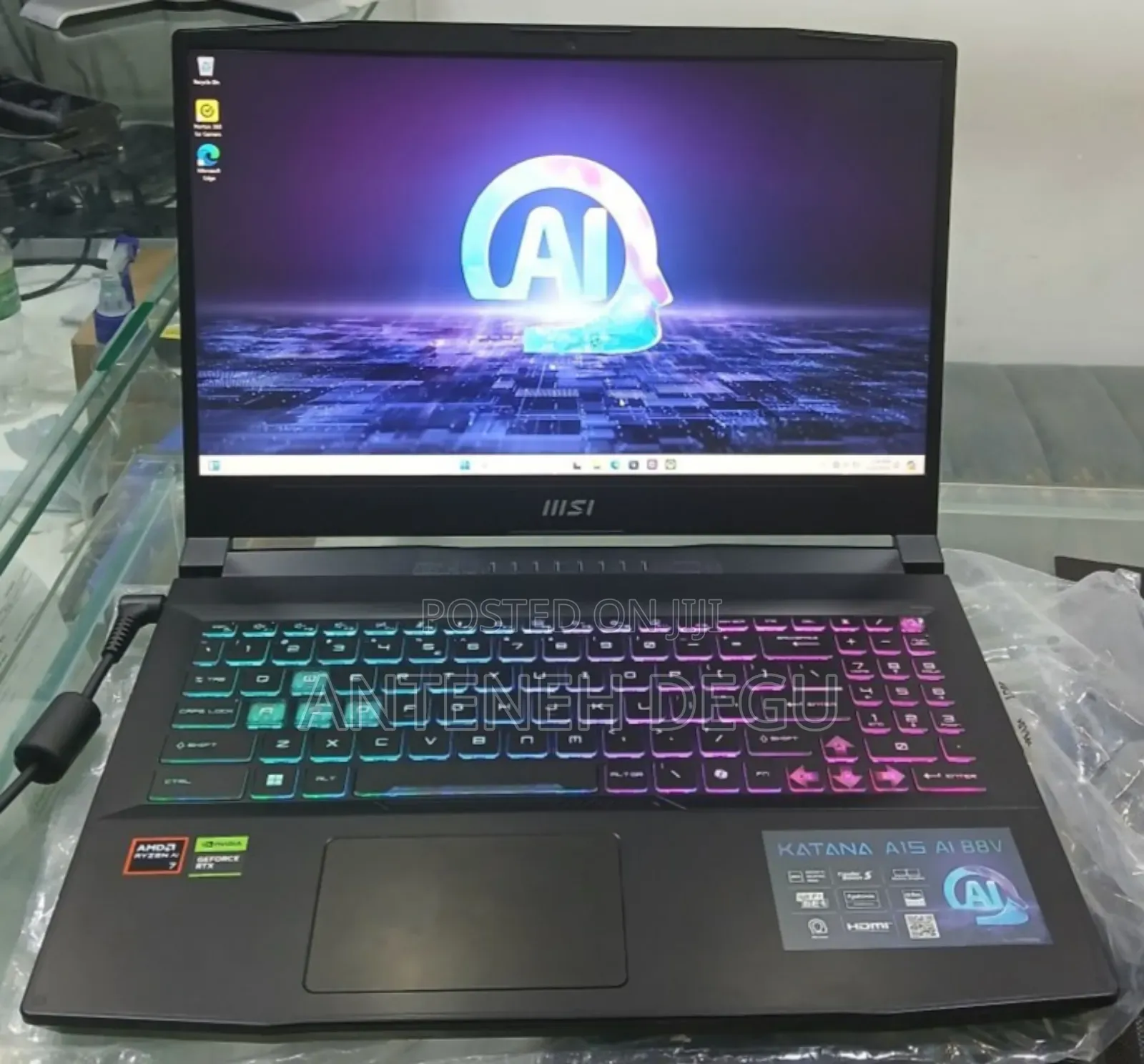 New Laptop MSI Katana GF66 16GB AMD Ryzen 7 SSD 1T