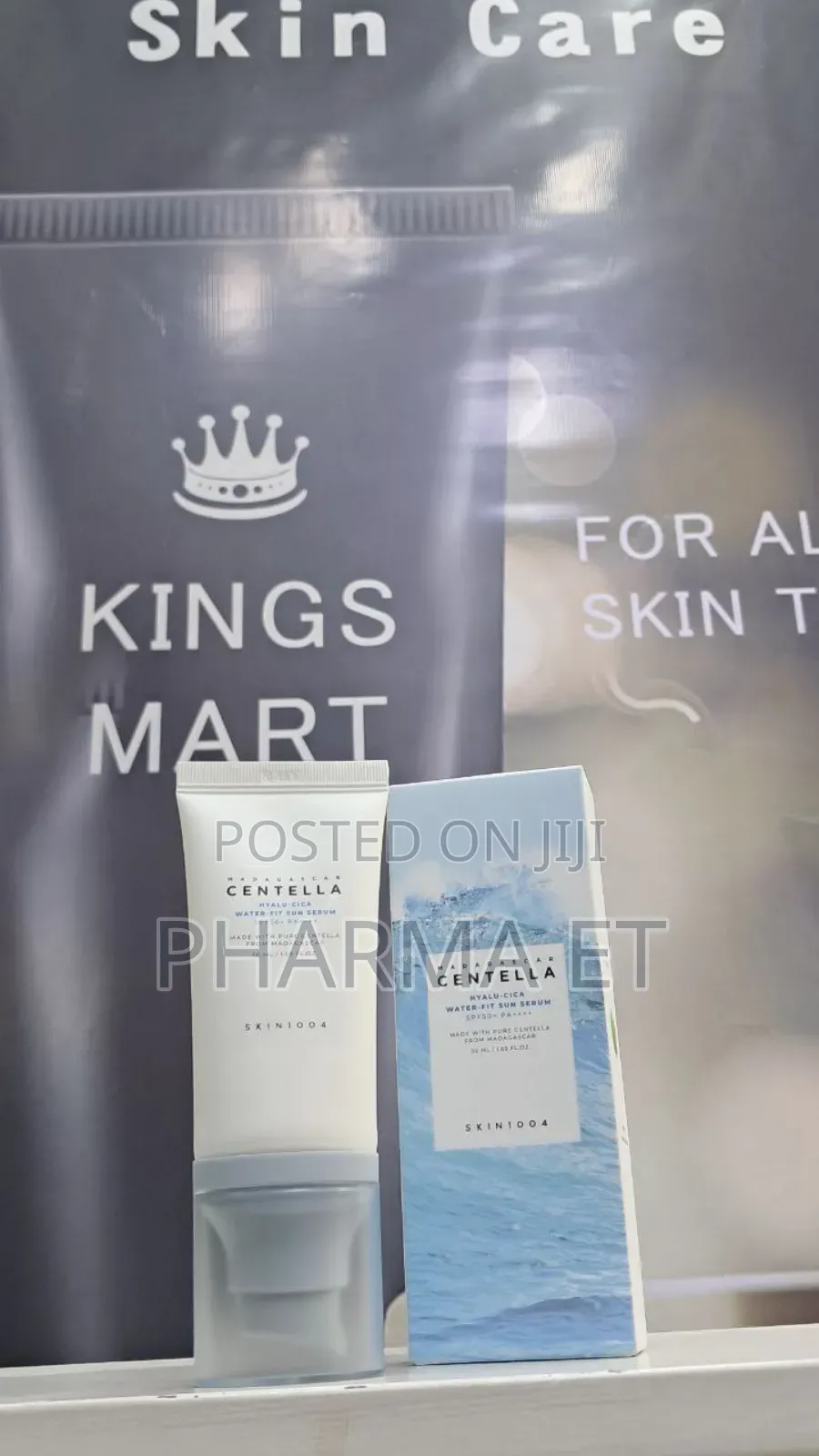 Centella Water Fit Sun Serum Anti White Cast