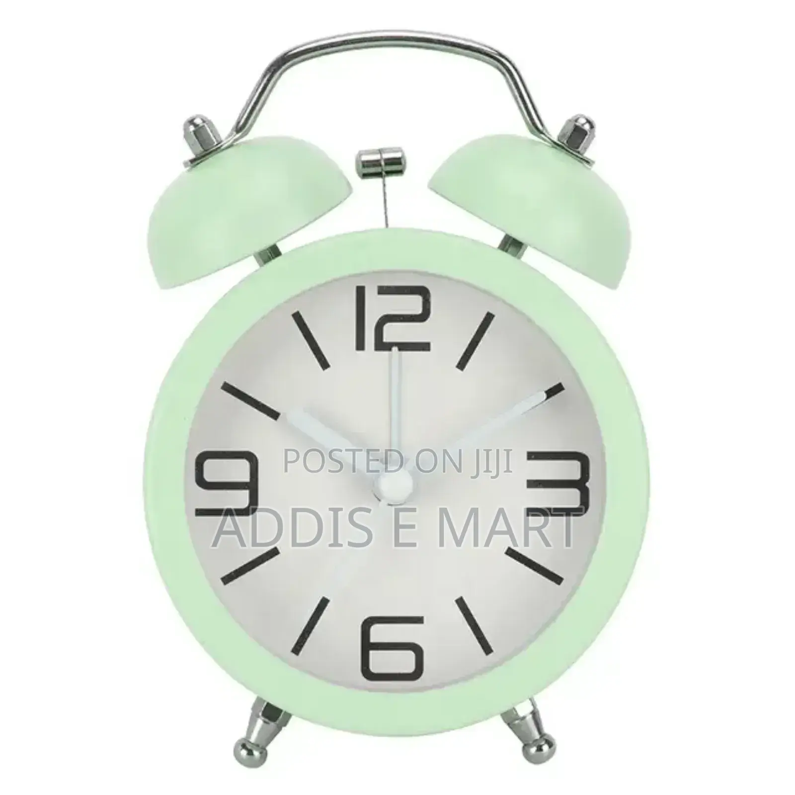 Quartz Alarm Clock በባትሪ የሚሰራ