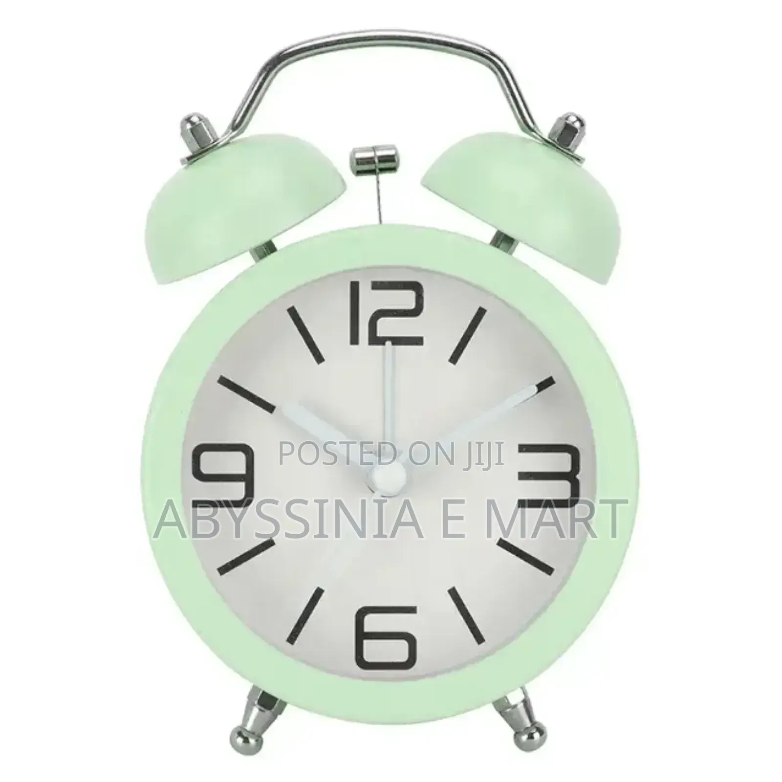 Quartz Alarm Clock በባትሪ የሚሰራ