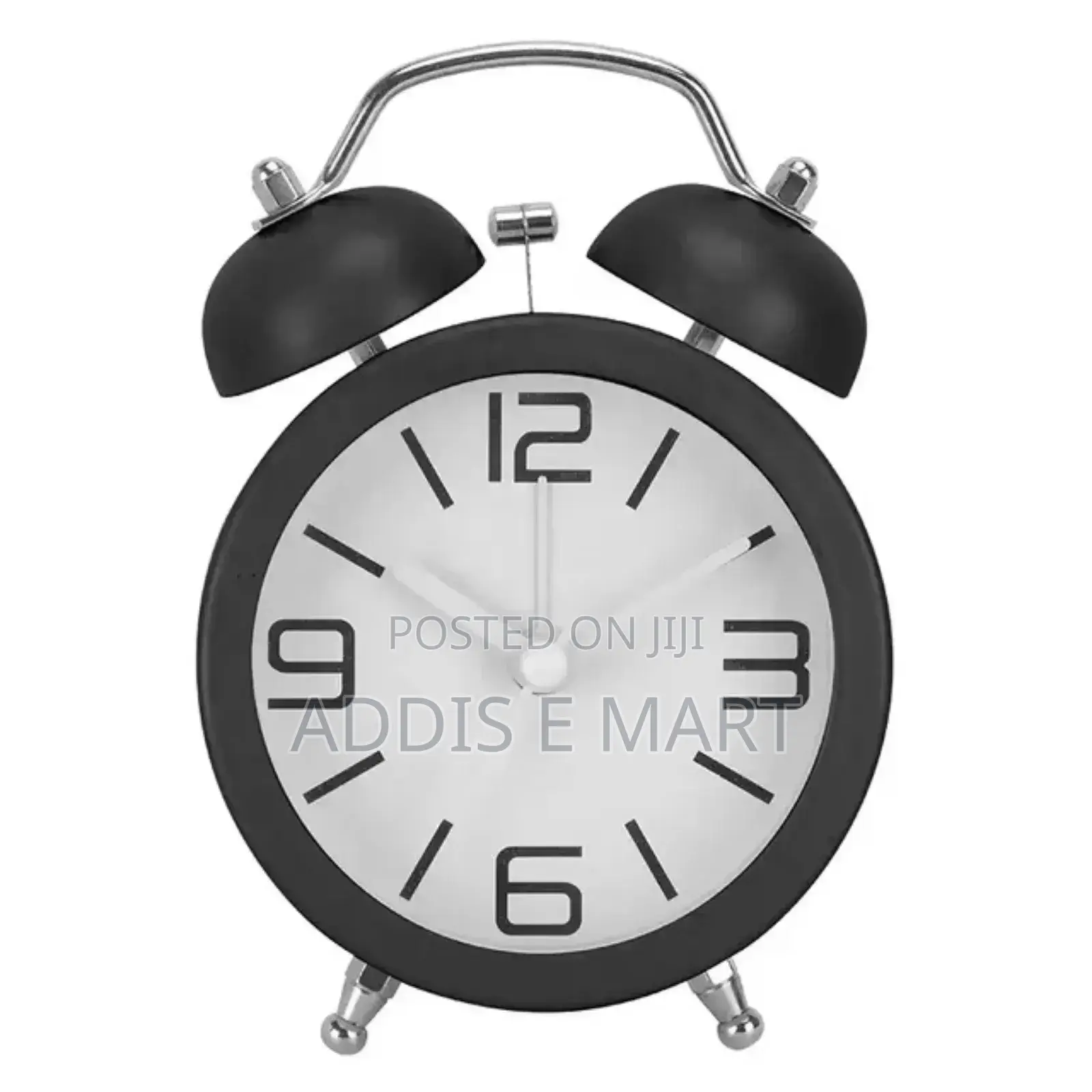 Quartz Alarm Clock በባትሪ የሚሰራ