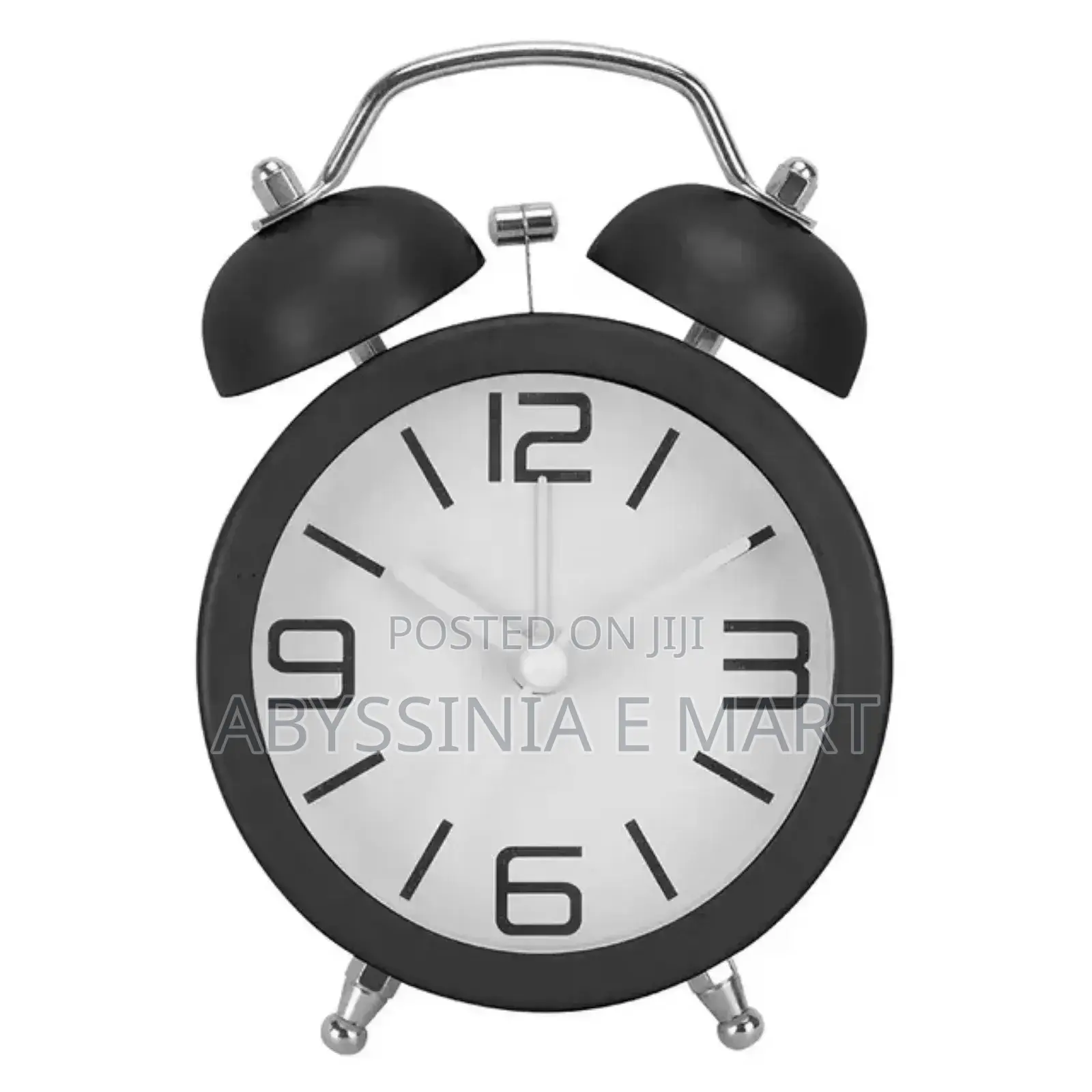 Quartz Alarm Clock በባትሪ የሚሰራ
