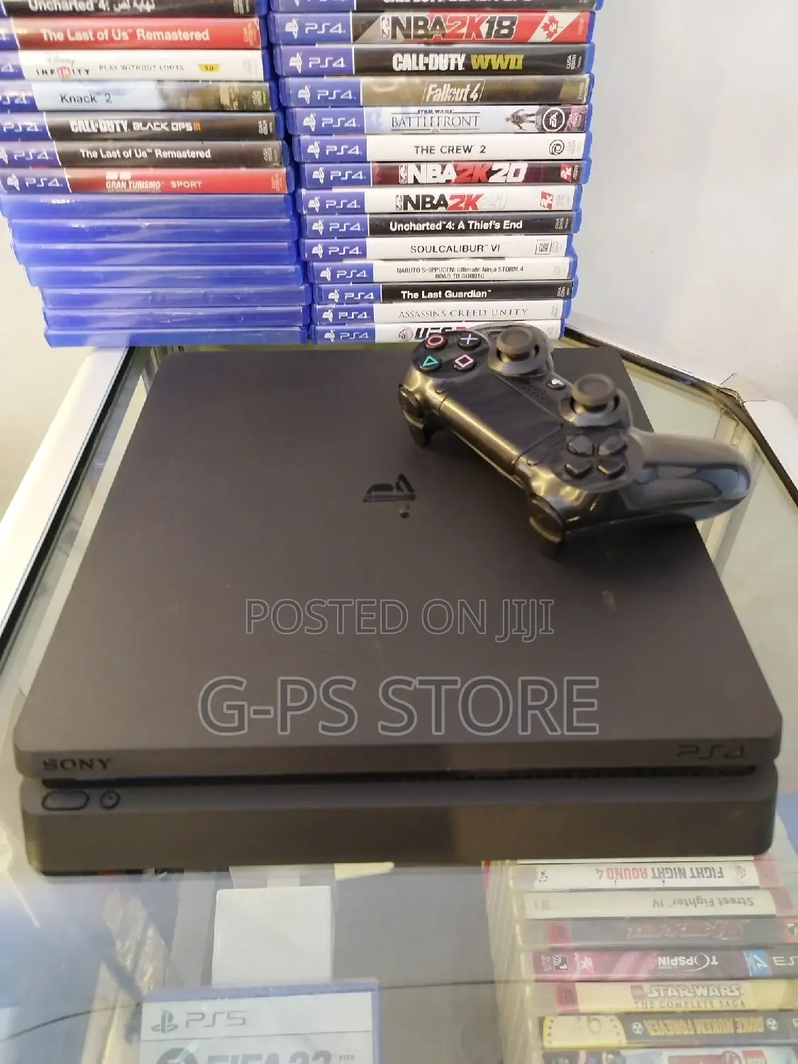 Playstation 4 Slim With 1 Joystick and Fc 26 Installed