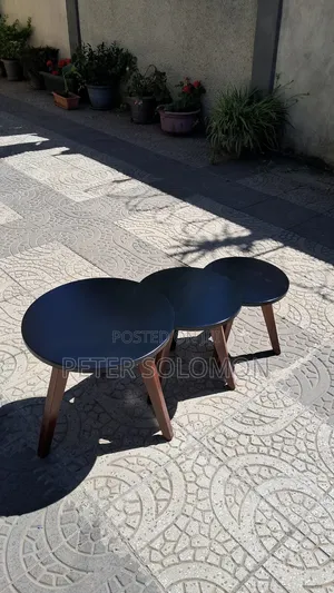 Photo - Black Coffee Table (3 Set)