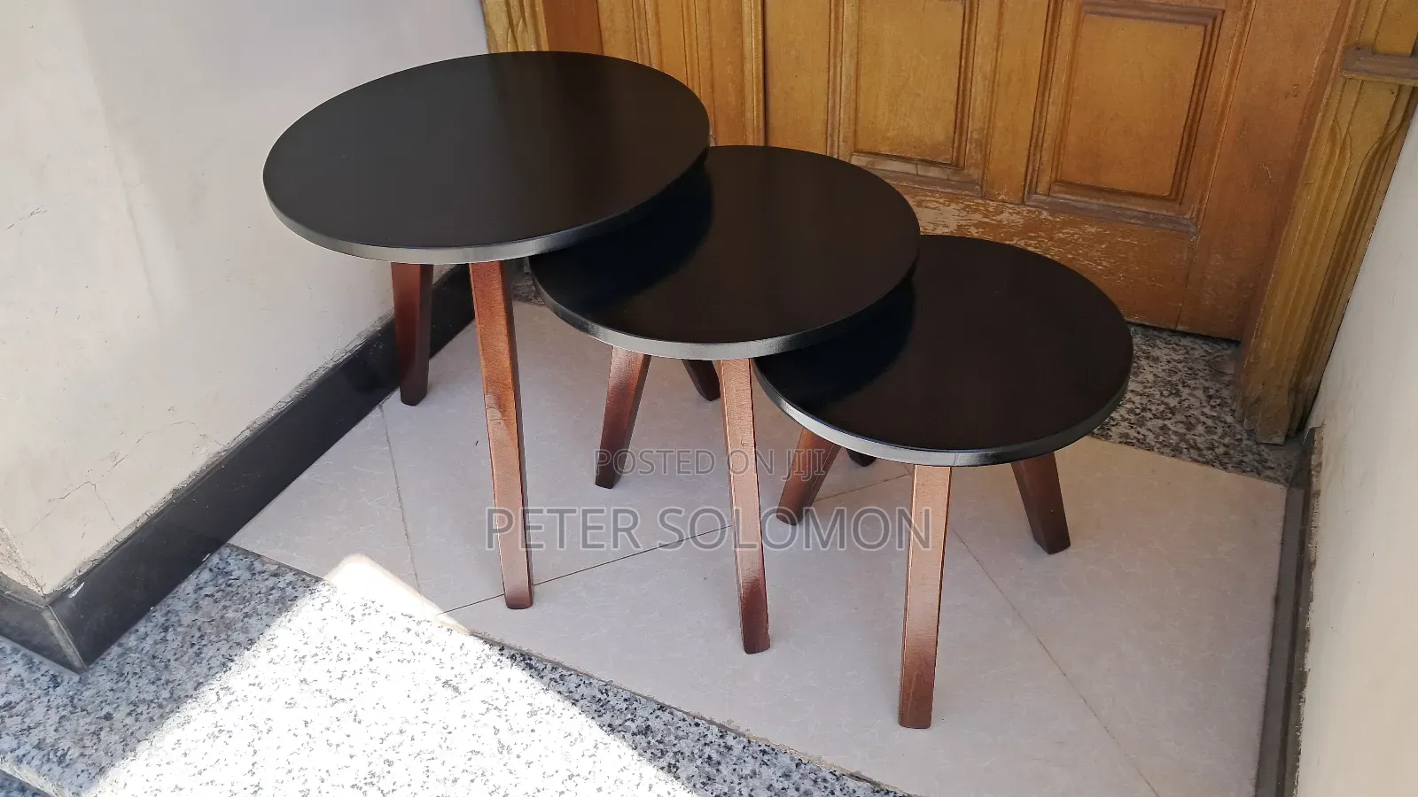 Black Coffee Table (3 Set)