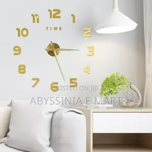 Modern Wall Clock ዘመናዊ ተለጣፊ የግርግዳ ሰአት