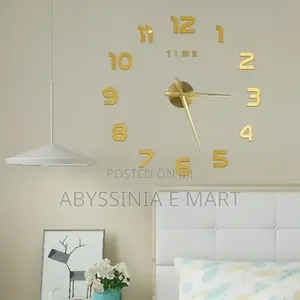 Modern Wall Clock ዘመናዊ ተለጣፊ የግርግዳ ሰአት