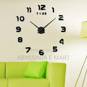 Modern Wall Clock ዘመናዊ ተለጣፊ የግርግዳ ሰአት