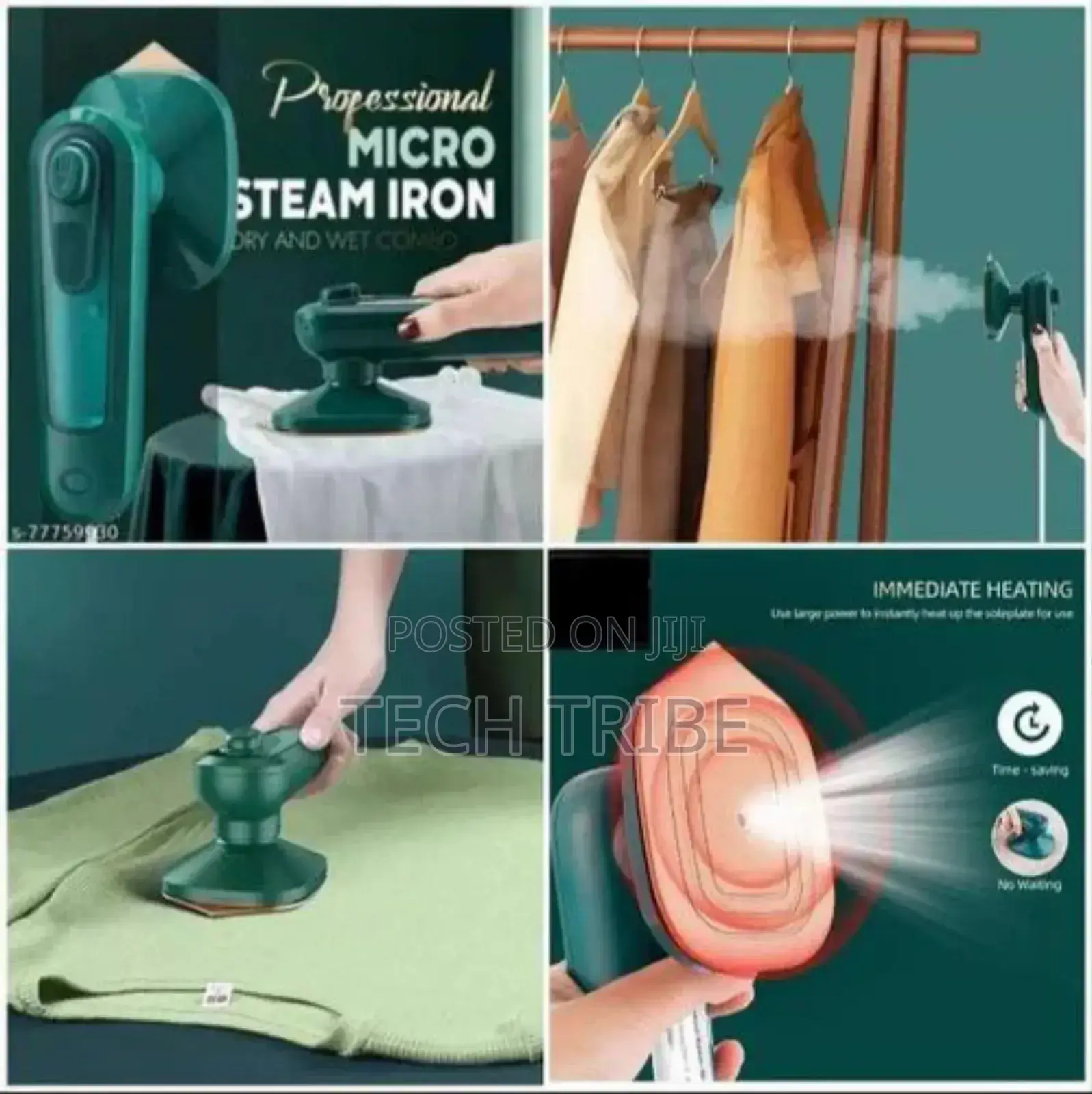 Professional Micro Steam Iron Dry and Wet Combo Iron Dryer.