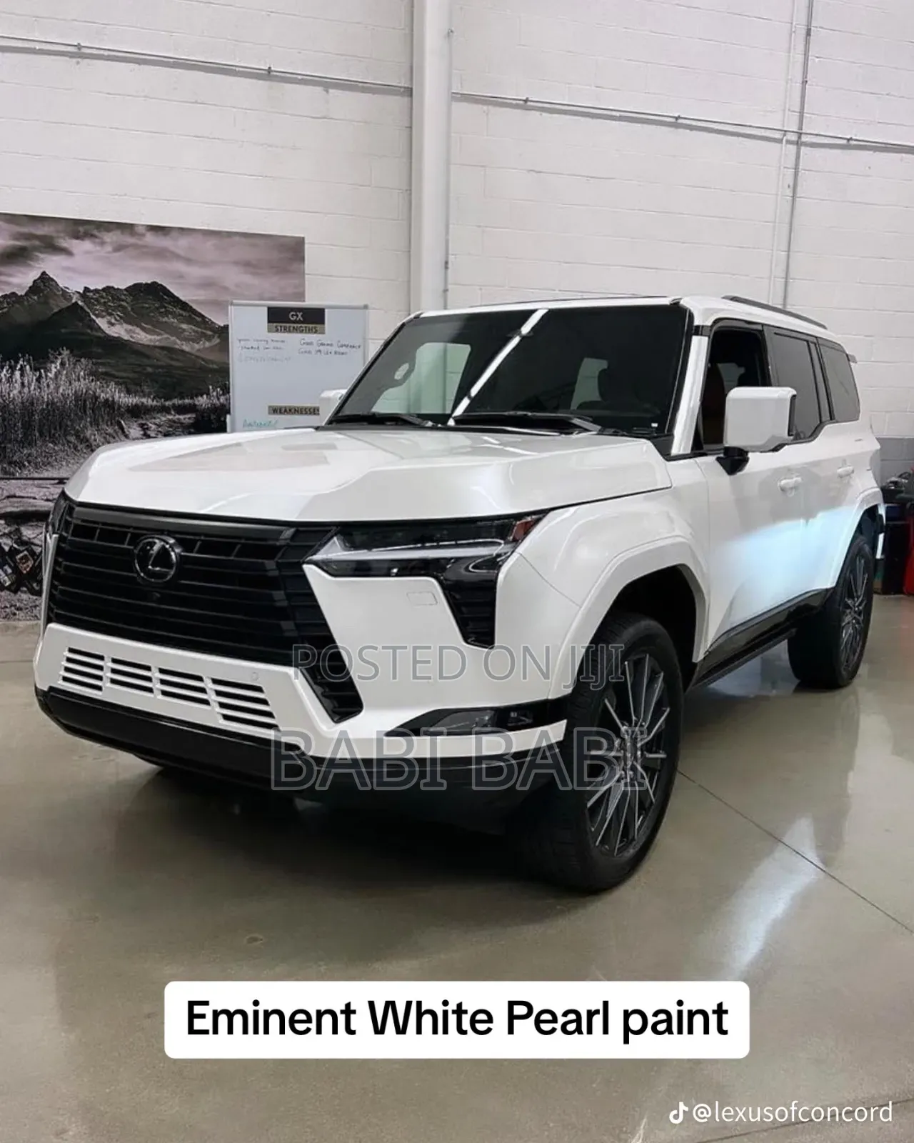 New Lexus GX 2024 White
