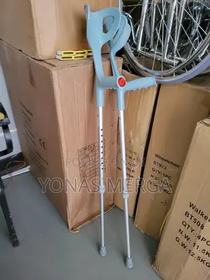 Photo - Forearm Crutches器elbow Crutches刈kranch幫ክራንች+2pcs Crutches