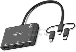 Photo - 5in1 Mobilescreen Playerusb-C/Lightning/Micro to HDTV/VGA/AV