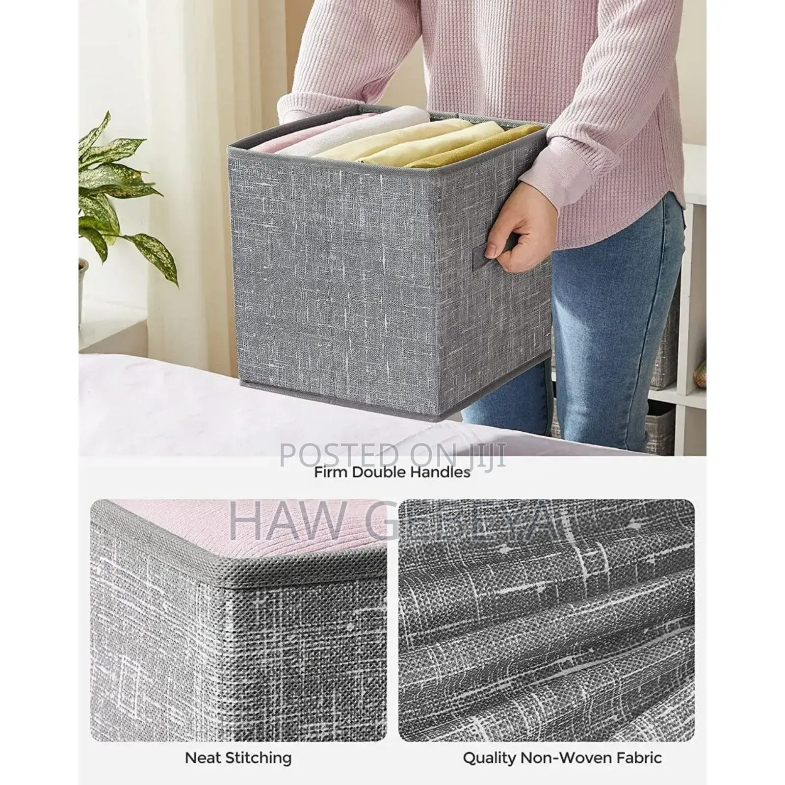 Foldable Fabric Storage Cubes 
 High-Quaity