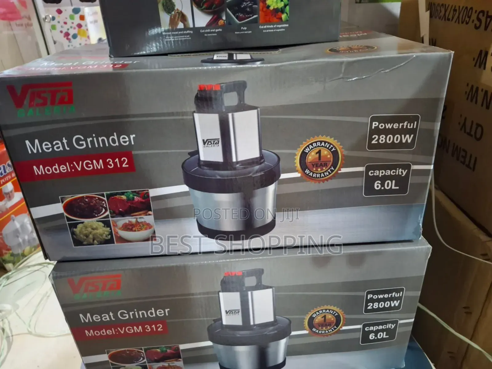 Vista Galeria MEAT GRINDER 2800 Watts 6 Liter