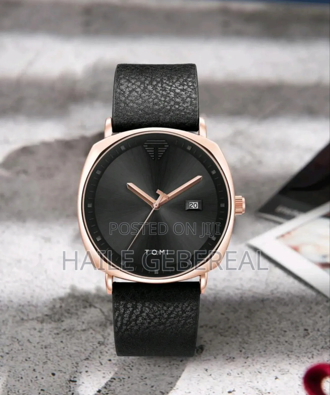 TOMI D Quartz Watch for Men's +Box
