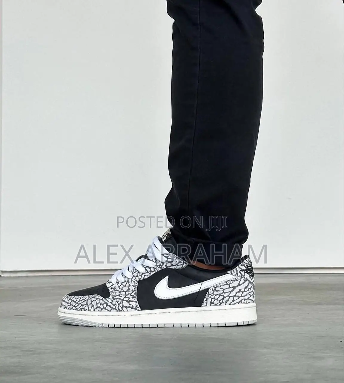 Jordan 1 “Low Black Cement”