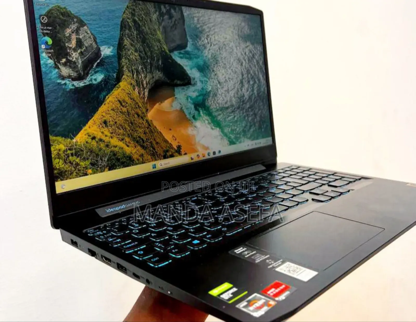 New Laptop Lenovo Ideapad 3 8GB AMD Ryzen 5 SSD 256GB