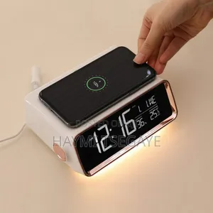 Wireless Charging Clock Alarm