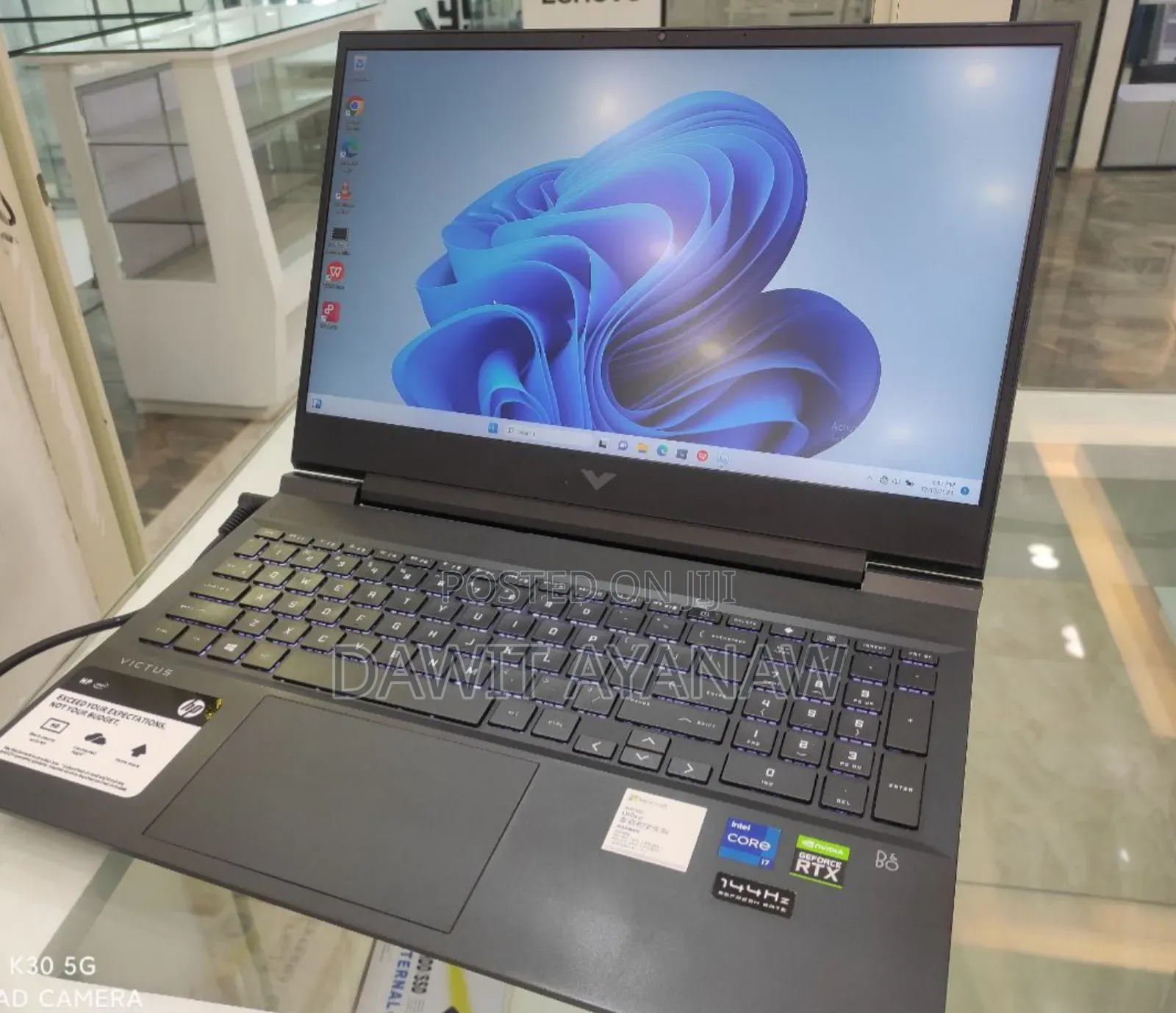 New Laptop HP Victus 16 16GB Intel Core I7 SSD 512GB