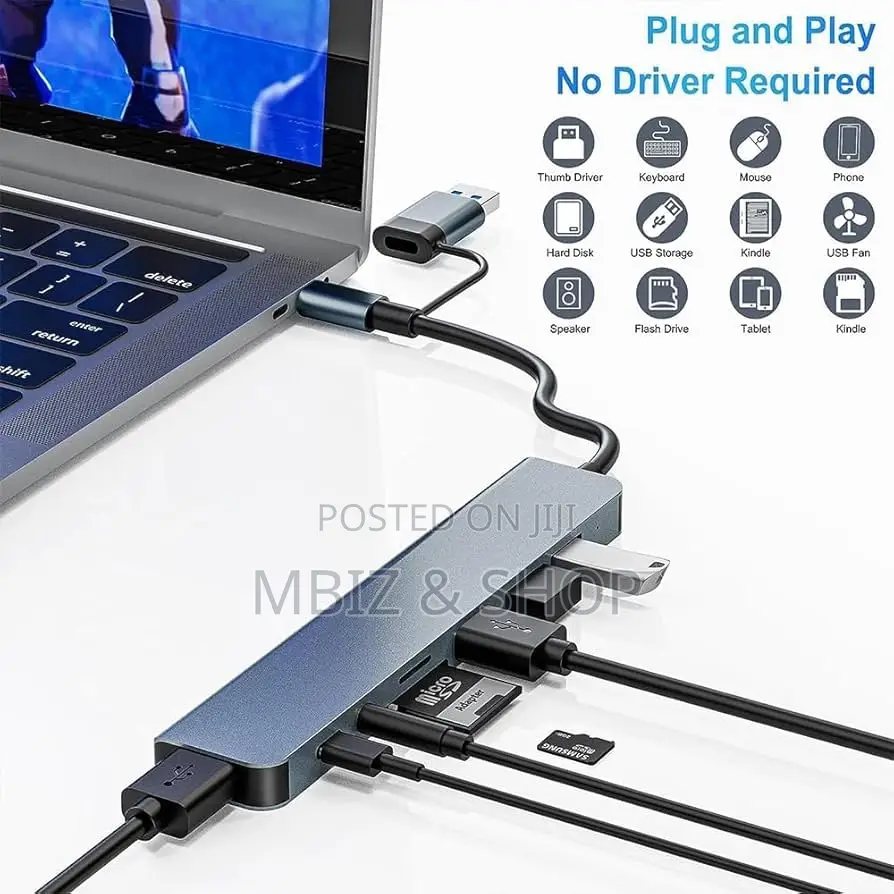 8in1 USB HUB Adapter