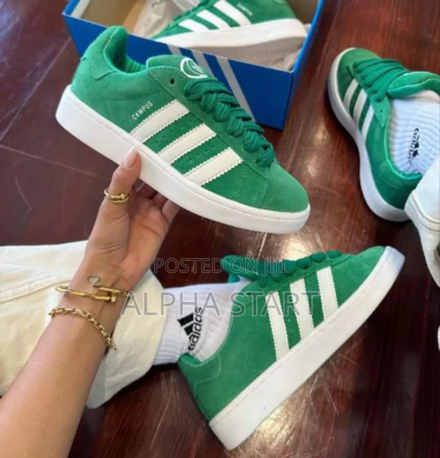  Adidas Campus 00s Green Unisex Shoes