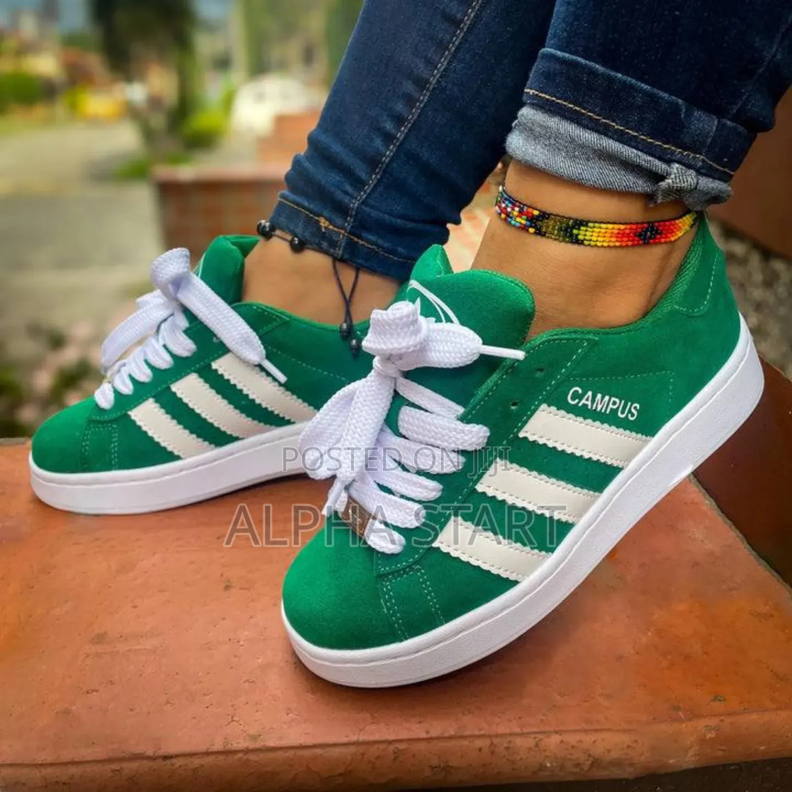  Adidas Campus 00s Green Unisex Shoes