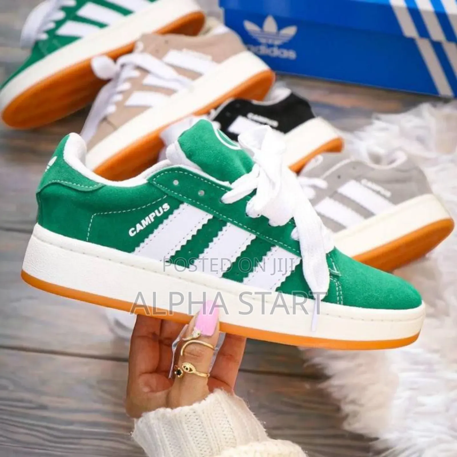  Adidas Campus 00s Green Unisex Shoes