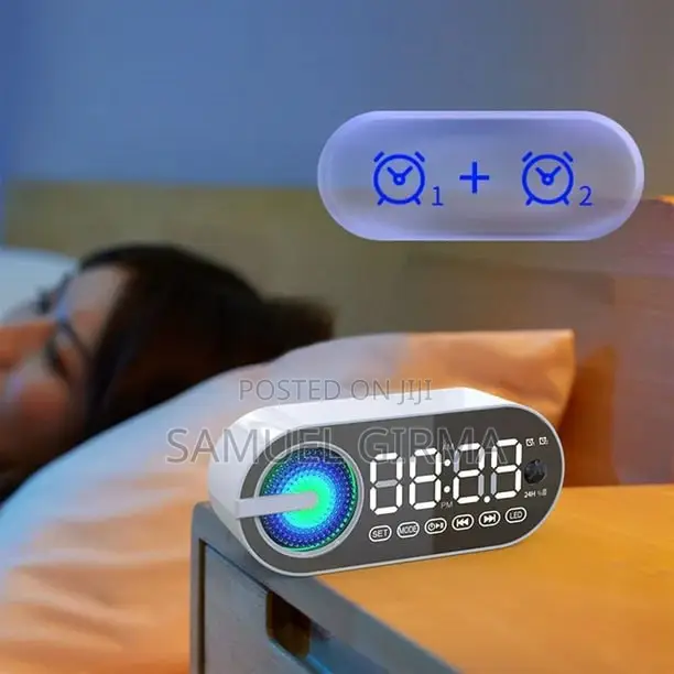 Wireless Bluetooth Speaker Alarm Clock