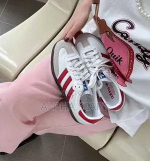  Adidas Samba OG 'Red Core White' WMNS Shoes