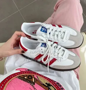  Adidas Samba OG 'Red Core White' WMNS Shoes