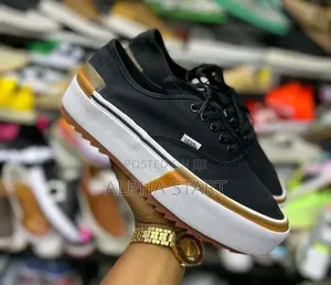 Photo -  Vans Authentic 'Balck/White' Triple Sole Shoes
