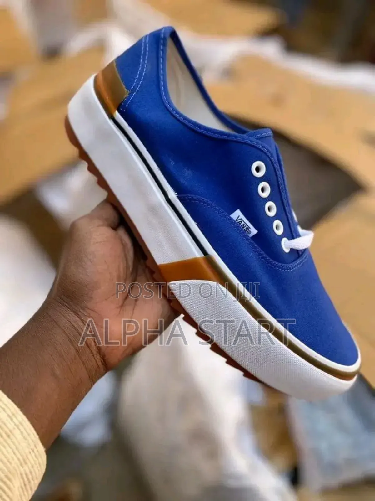 Vans Authentic 'Blue/White' Triple Sole Shoes0p