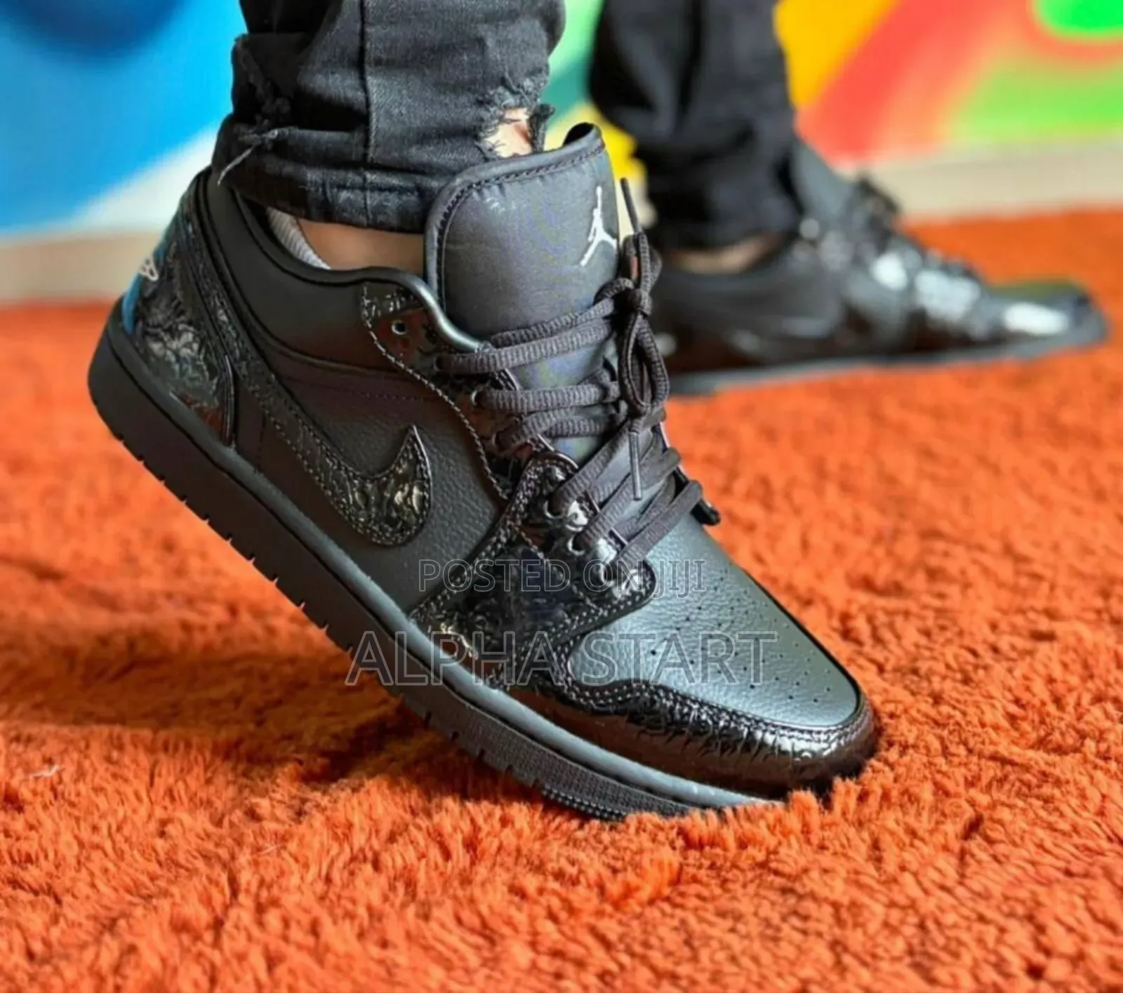 Air Jordan 1 Low Se 'Patent Elephant' Shoes