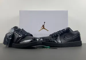 Photo - Air Jordan 1 Low Se 'Patent Elephant' Shoes