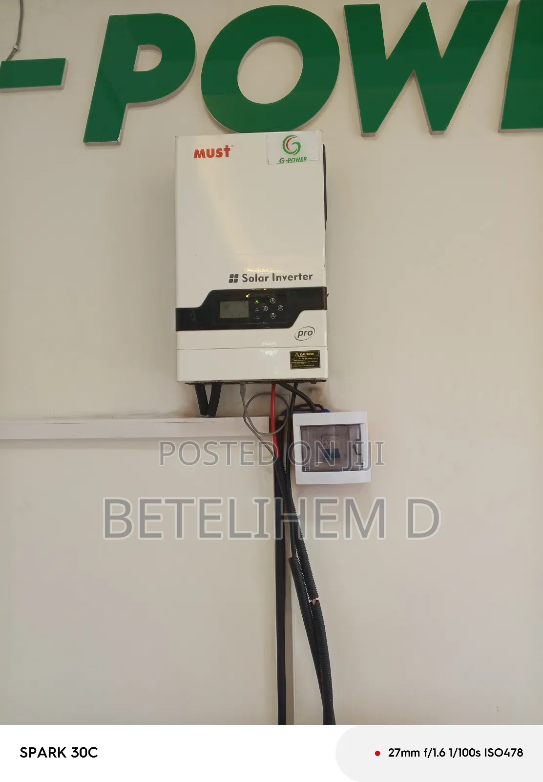 G Power Battery and Inverter 6.5kva