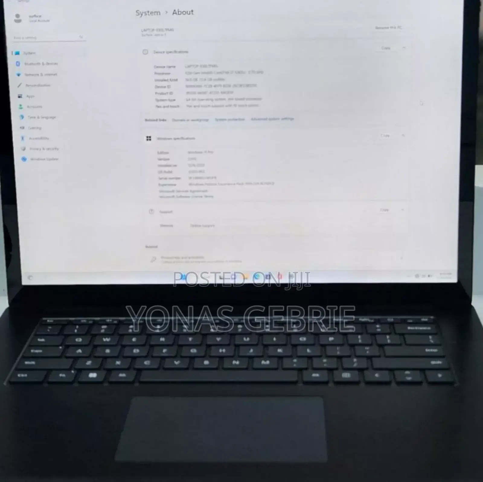 New Laptop Microsoft Surface Laptop 5 16GB Intel Core i7 SSD 256GB