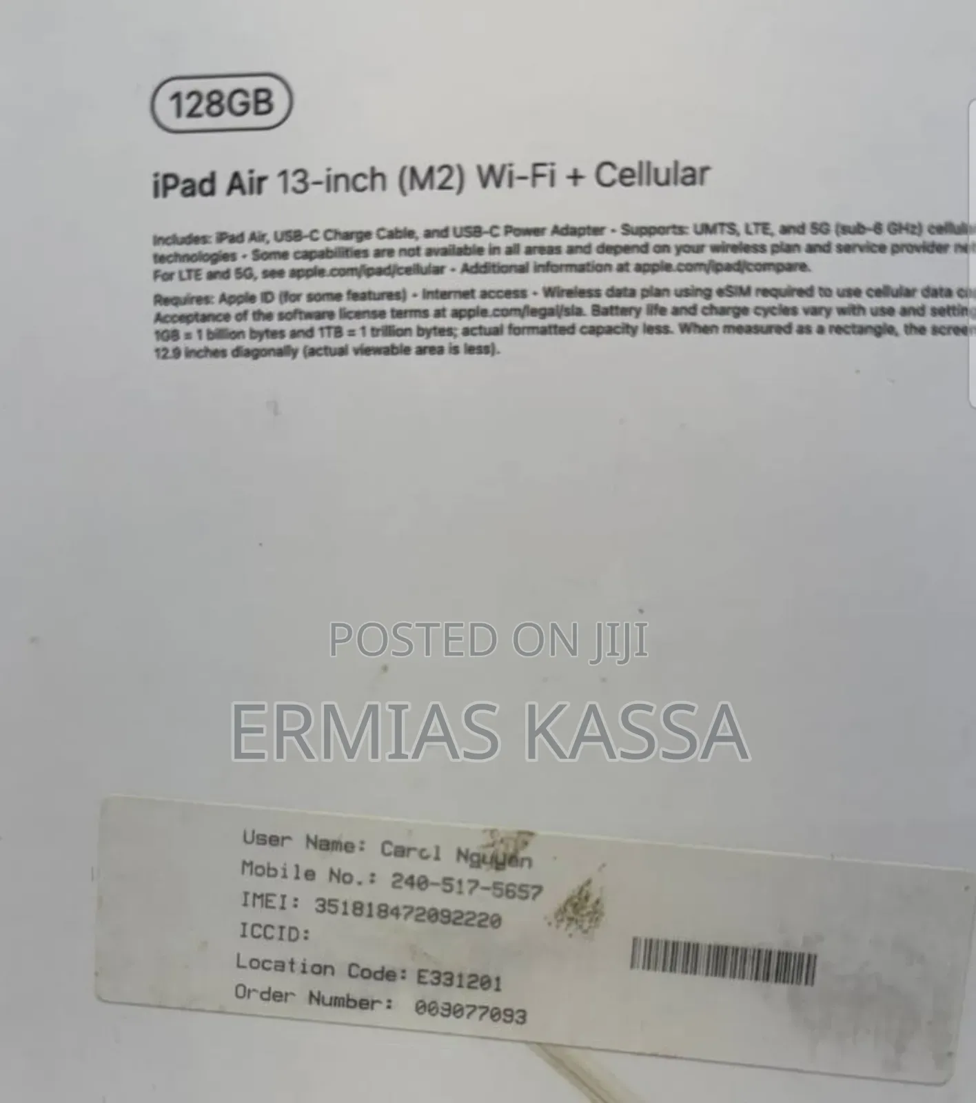 New Apple iPad Pro 256 GB Silver