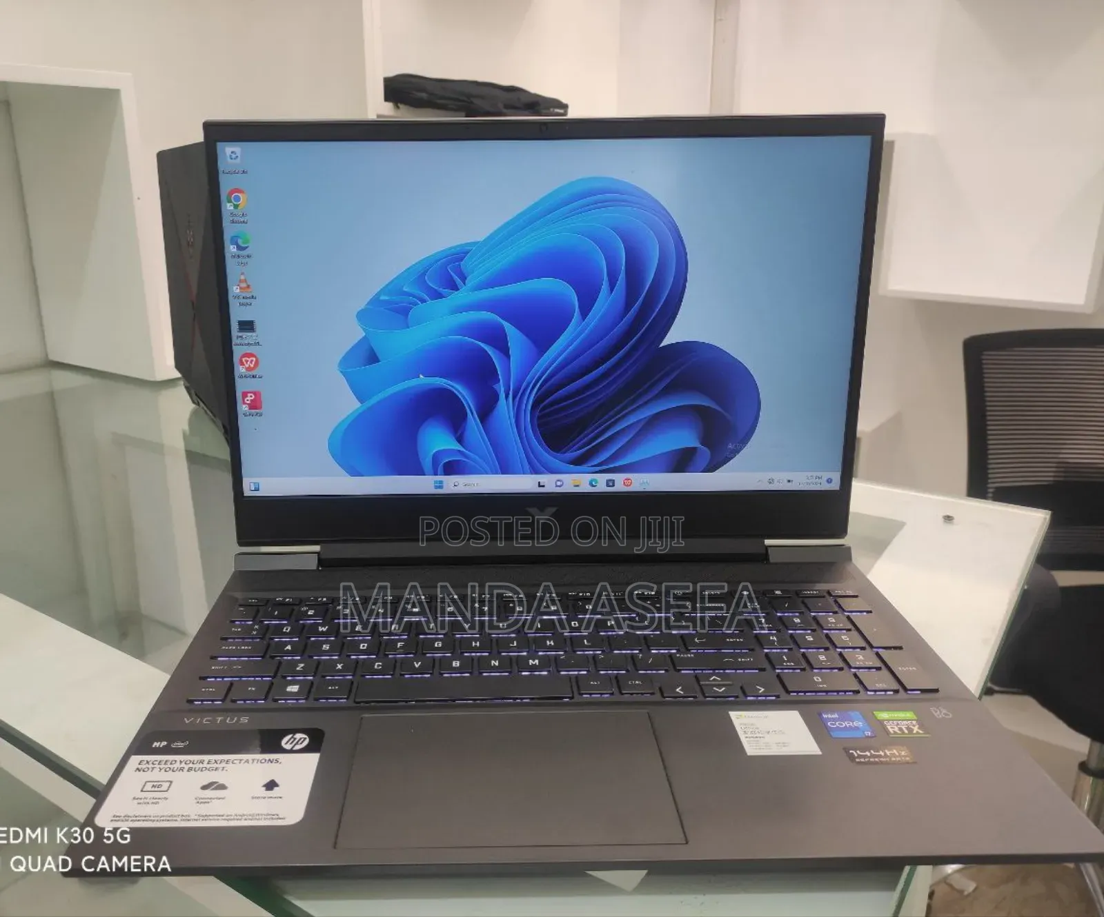 New Laptop HP Victus 15 16GB Intel Core I7 SSD 512GB