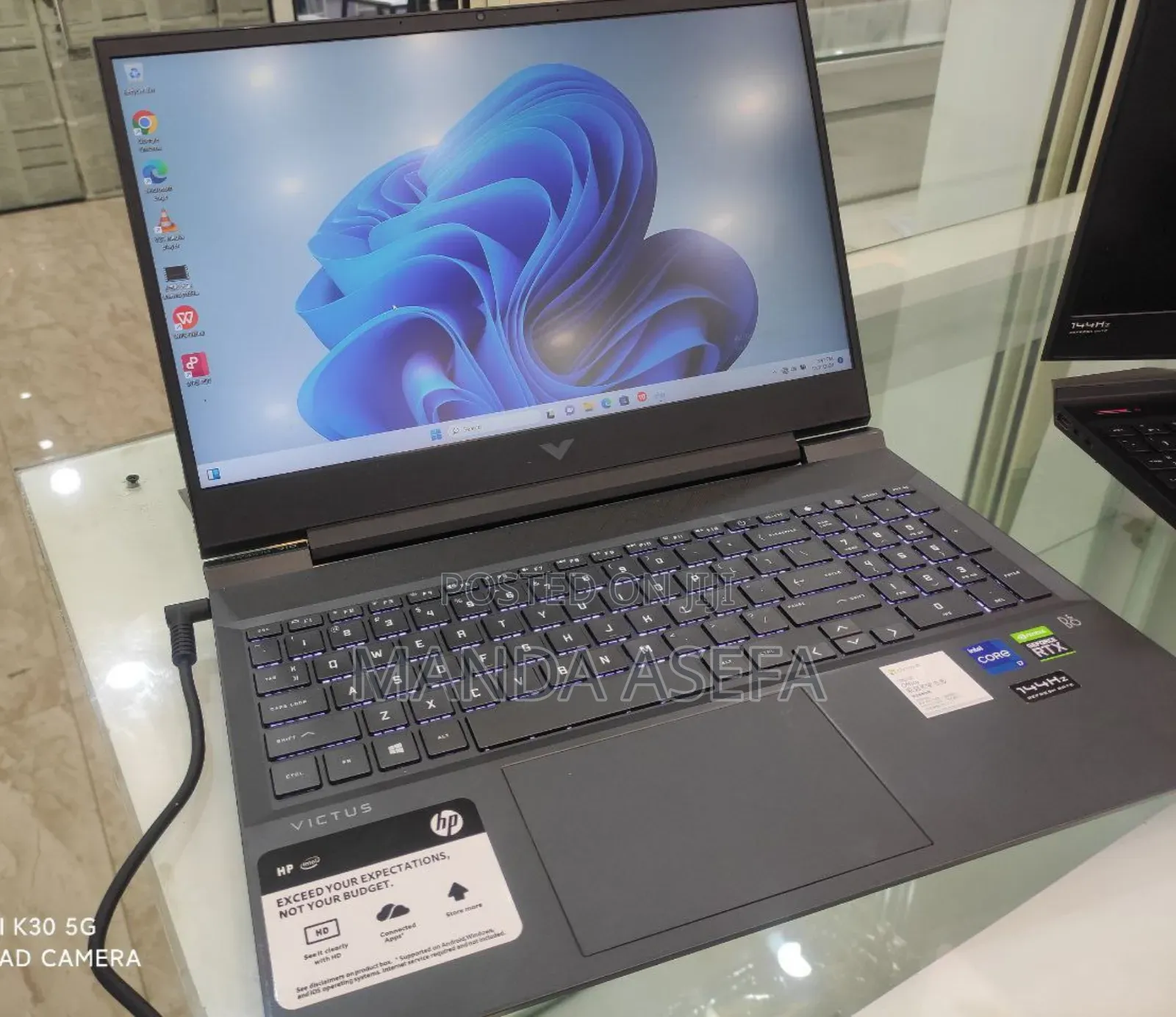 New Laptop HP Victus 15 16GB Intel Core I7 SSD 512GB