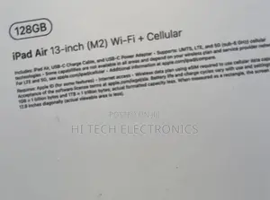 New Apple iPad Air (2022) 128 GB Gray