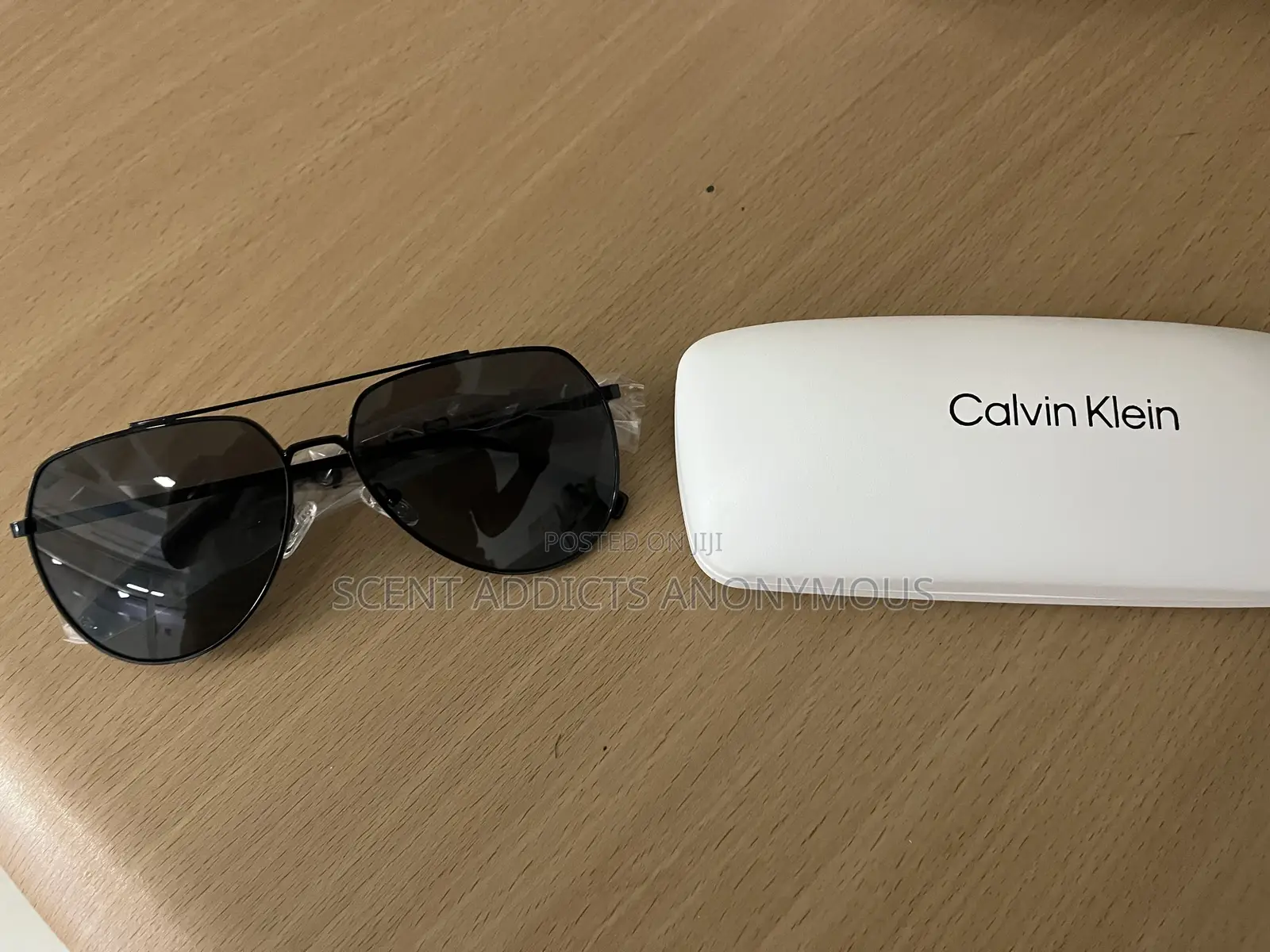Calvin Klein Grey Pilot Men’S Sunglasses